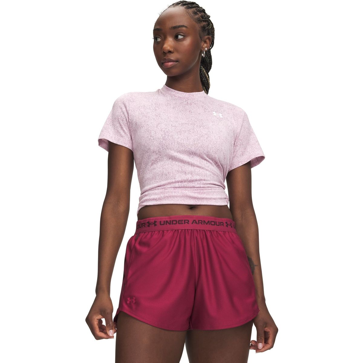 Under Armour Tech Pixelate SSC pink white (647) L 6012302-647-LG