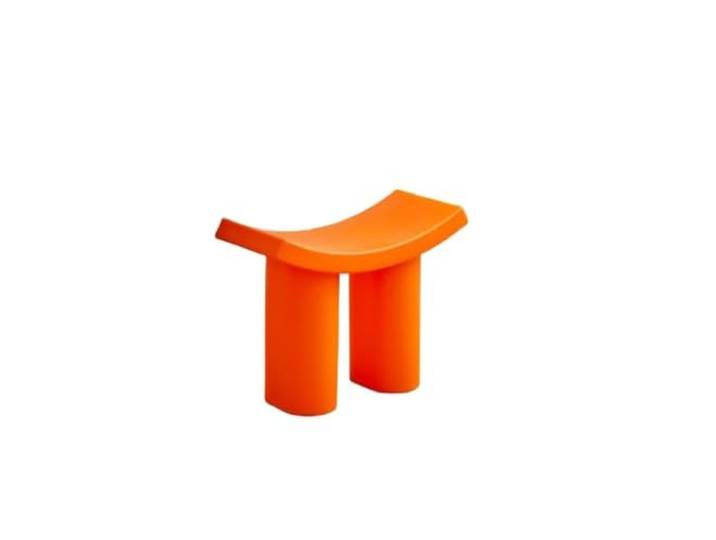 QAUUCP Fußhocker für Wohnzimmer Nordic Schuhwechselhocker Internet Celebrity Kinderhaustür aus Kunststoff, niedriger Einstieg, hell, luxuriös, modern, schlicht(Orange)