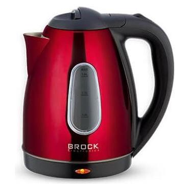 Brock Electronics WK 0603 RD Wasserkocher (1.80 l) (WK 0603 RD)