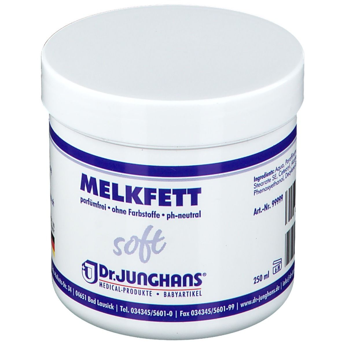 Melkfett Soft 250 g Körperpflege
