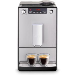 Melitta Kaffeevollautomat Caffeo Solo, E 950-203, silber, mit Energiesparfunktion, 1,2 Liter, 2 Kaffeespezialitäten
