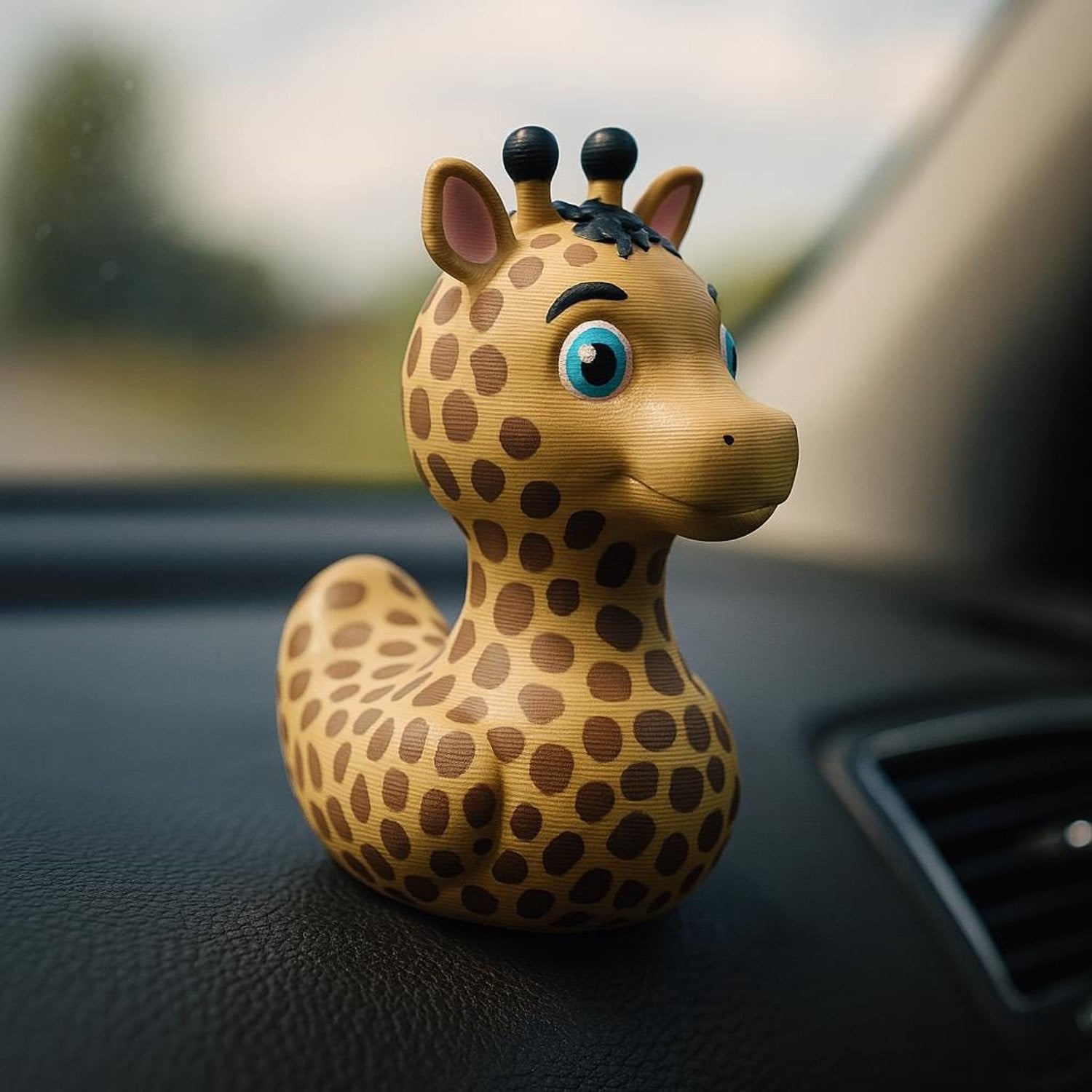 TheDuckSpecialist Grote Giraffe Eend 3D-geprint Decoratief Beeldje