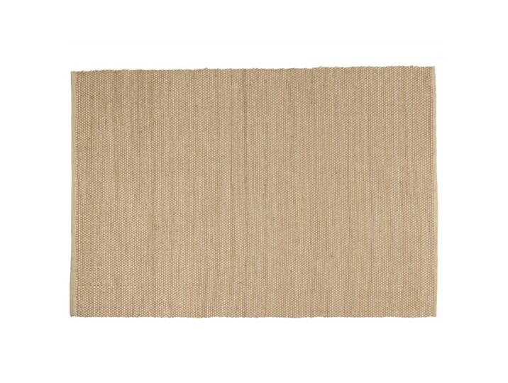Tapis rectangulaire 160x230cm en jute et coton beige