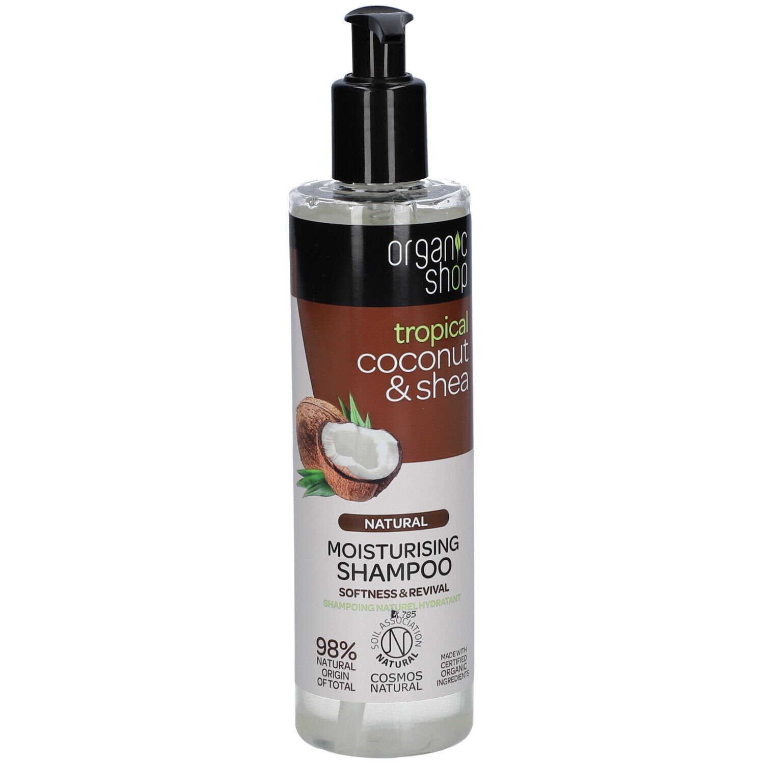 Organic Shop Tropical Coconut & Shea Natural Moisturising Shampoo 280 ml