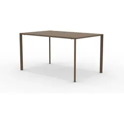 Robuster Gartentisch Fox 140x90 cm corten CO
