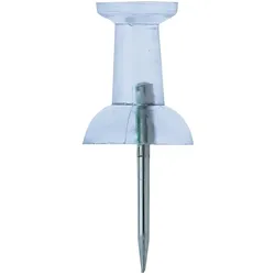 Alco Pinnwandnadel Kunststoff glasklar 12mm 200 ST