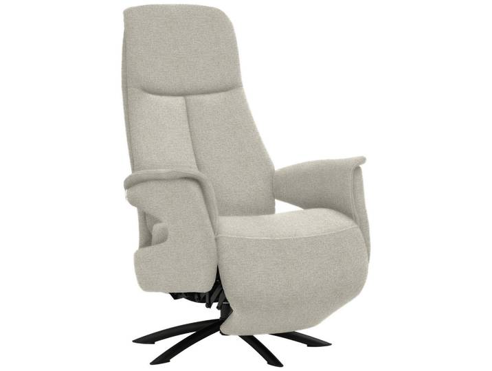Welnova Relaxsessel, Beige, Metall, 73x108x86 cm, Fußauswahl, Lederauswahl, Stoffauswahl, Relaxfunktion, Sitzfläche 360° drehbar, Wohnzimmer, Sessel, Relaxsessel
