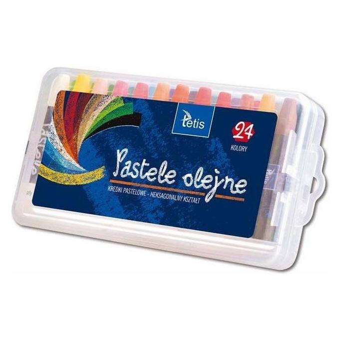 Tetis Ölpastelle 24 Sechseckkreise (KT020-AF) (24x) (KT020-AF)