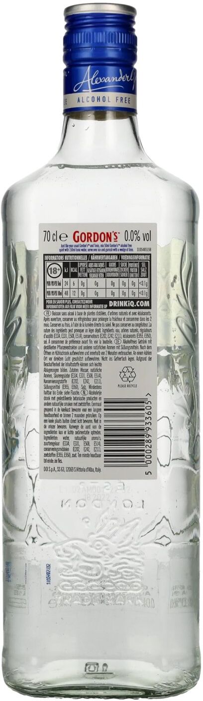 Gordon's alcohol free 0.0 0,7l