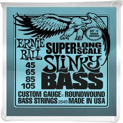 Ernie Ball Slinky Super Long (4x, E-Bass, 0.11"), Saiten