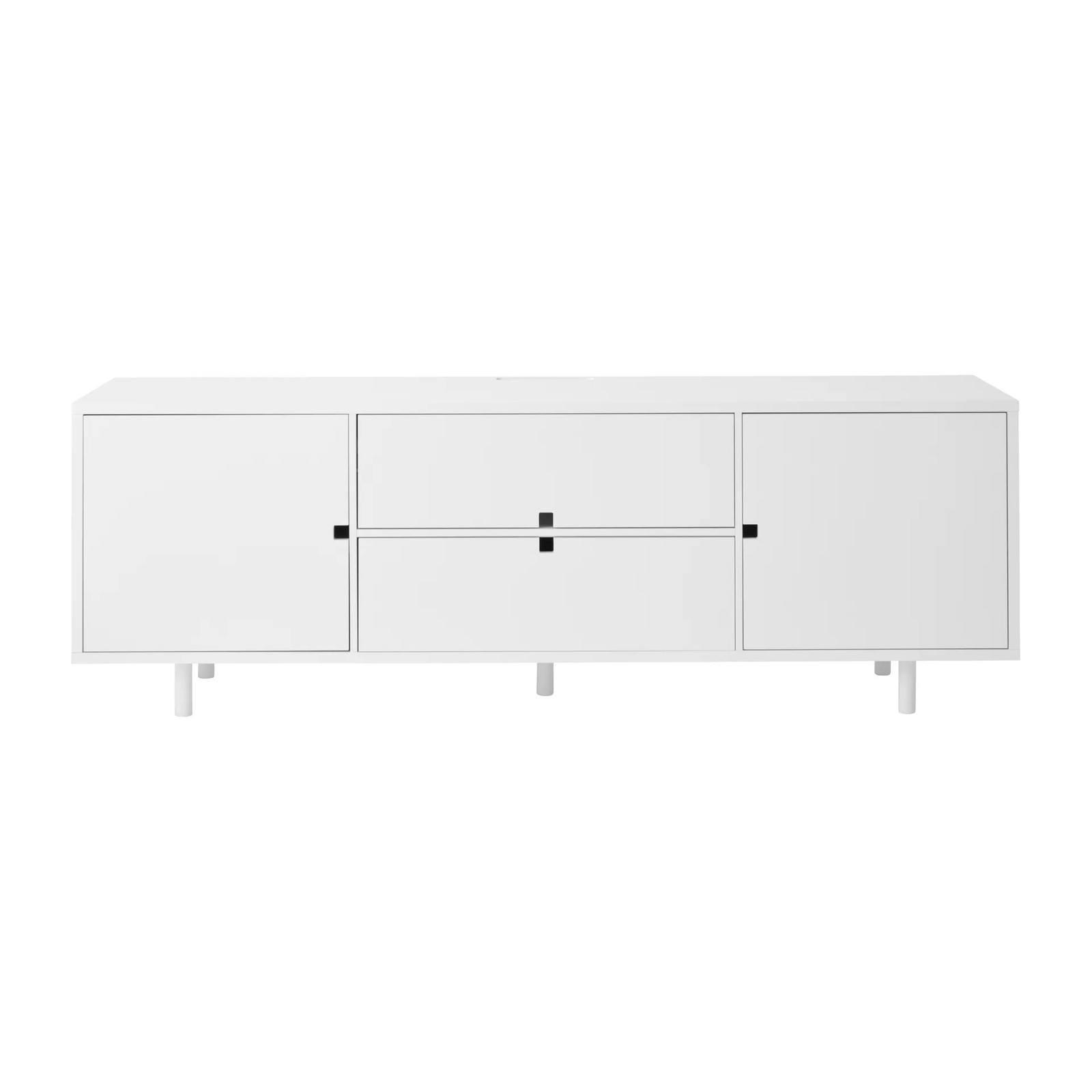1898 Square tv-meubel Wit