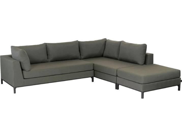 WOOOD Sicilië Loungeset Rechts – All Weather – Groen – 60x246x262