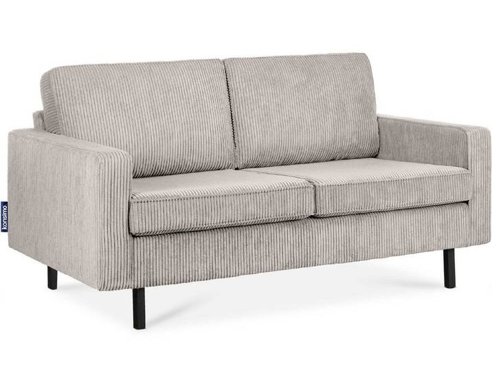 KONSIMO® 3-Sitzer INVIA Einzelsofa, Polsterung aus hochwertigem Schaumstoff,in Pet Friendly Cord-Stoff