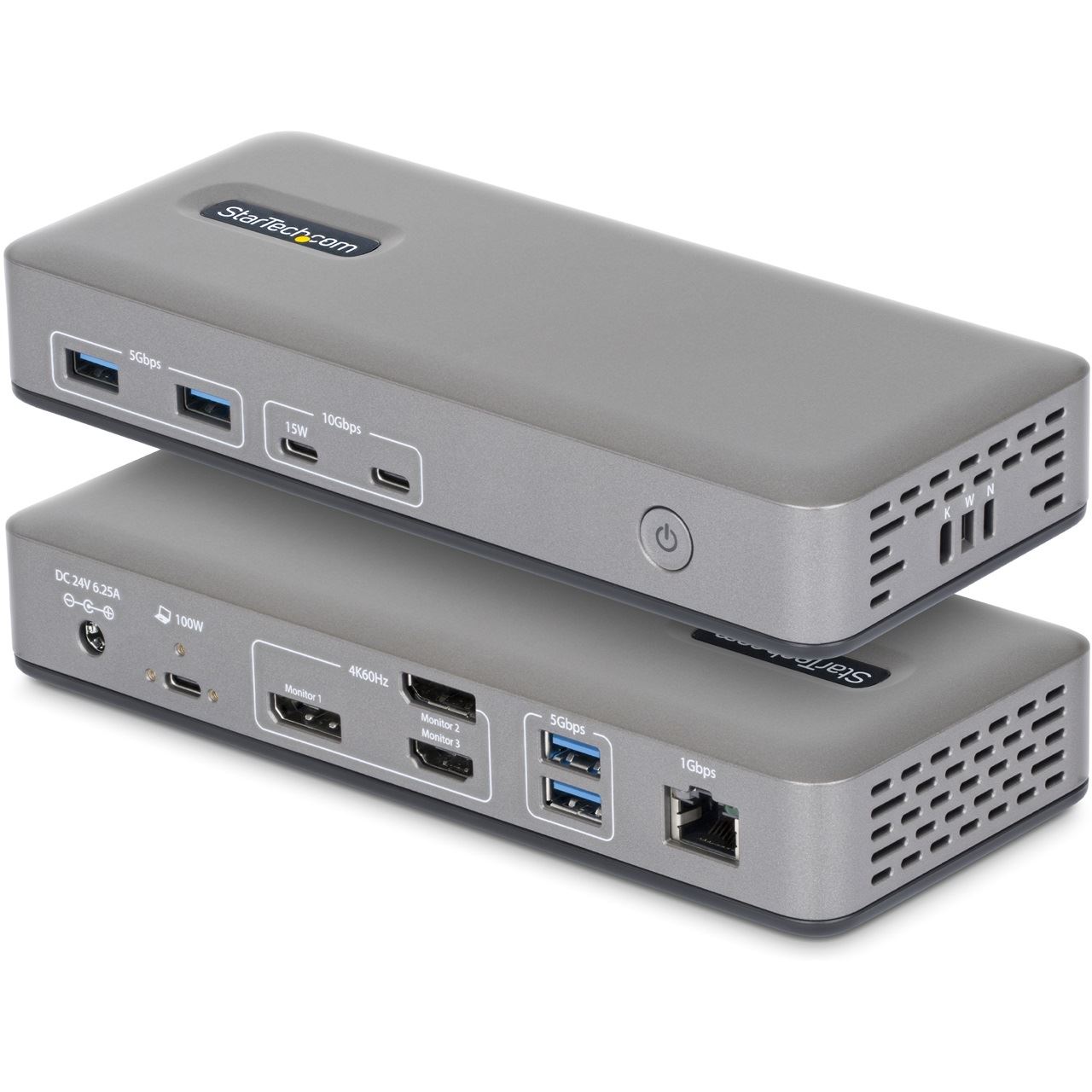STARTECH 3X MONITOR USB-C DOCK 100W PD TRIPLE-MONITOR DP/HDMI 4K60