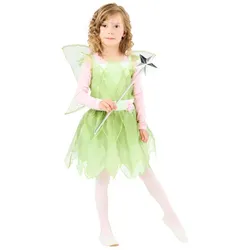 Kinder-Kleid "Waldfee", grün