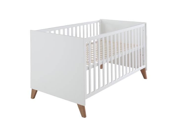 Kombi-Kinderbett 'Ole' 70 x 140 cm - Verstell-/ umbaubar - inkl. 3 Schlupfsprossen