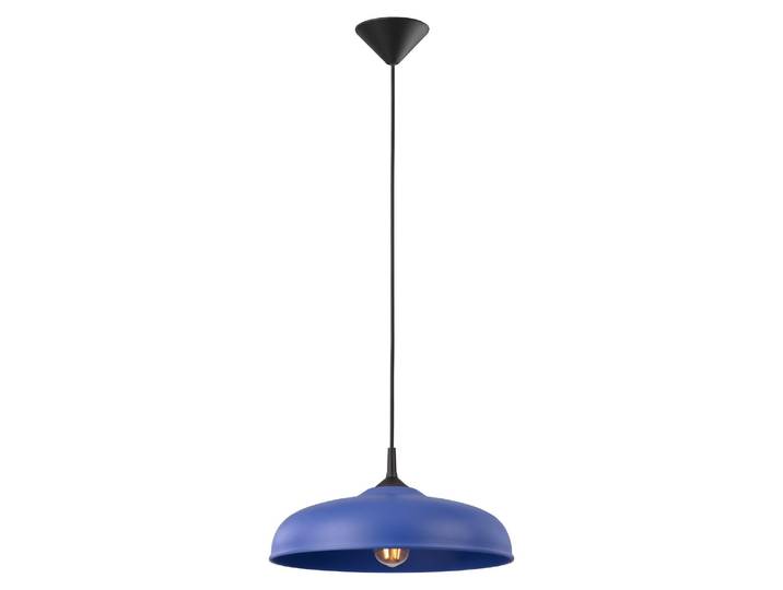 Suspension GINA outremer 1xE27 15W acier 74x38x38cm Sollux Lighting