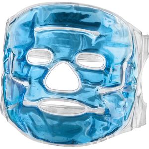 Feluna Kühlmaske Gel-Gesichtsmaske, für Augen und Gesicht, blau