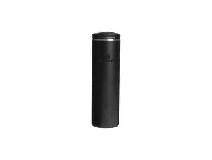 Mug isotherme Stanley Transit Fliptop Black – 470 ml, noir