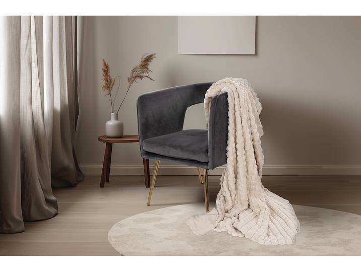 home24 Plaid Spa Essence 150 x 200cm beige/beige polyester