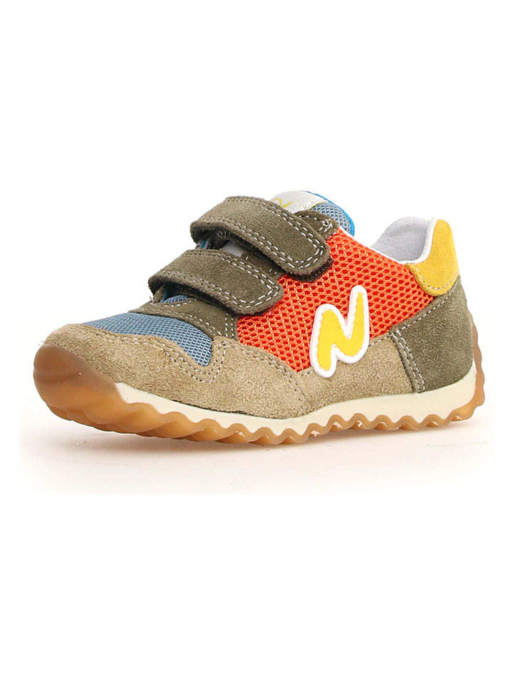 Naturino Leder-Sneakers "Sammy" in Khaki - 26