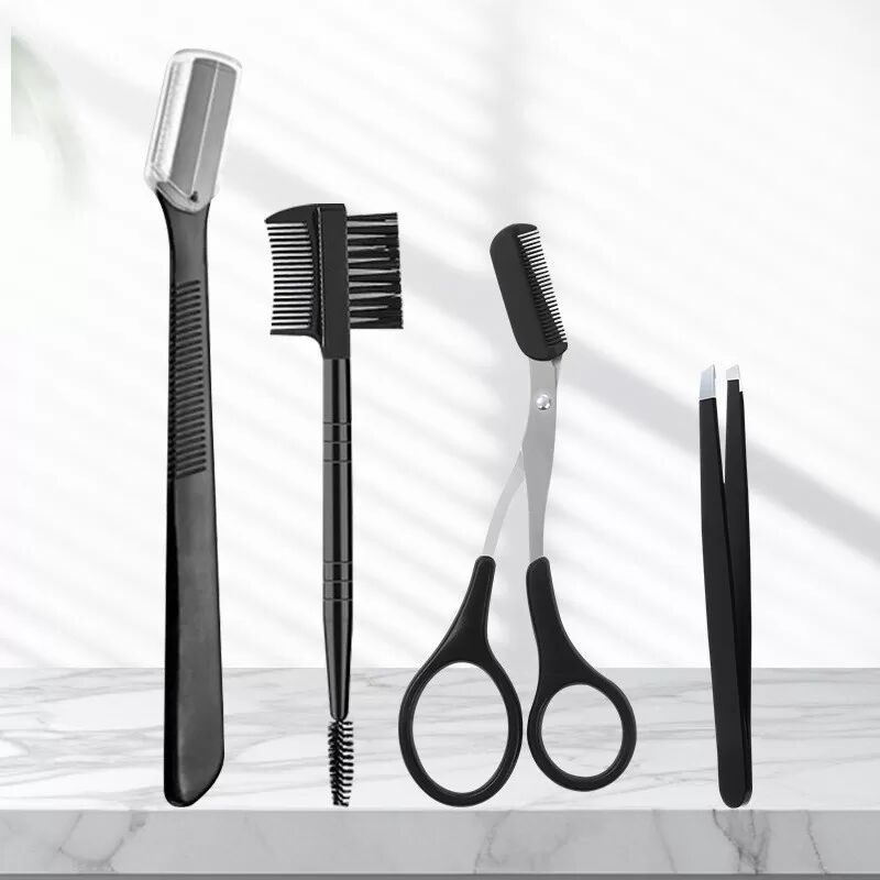 INF Kit d'épilation des sourcils avec ciseaux