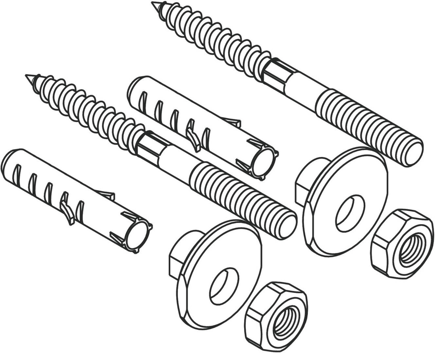 Hansgrohe Befestigung f. Waschtisch (95678006)