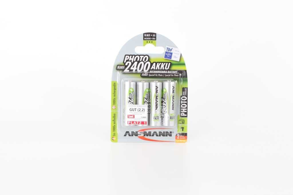 Ansmann NiMH Batterij Mignon AA 2400mAh 4-blister