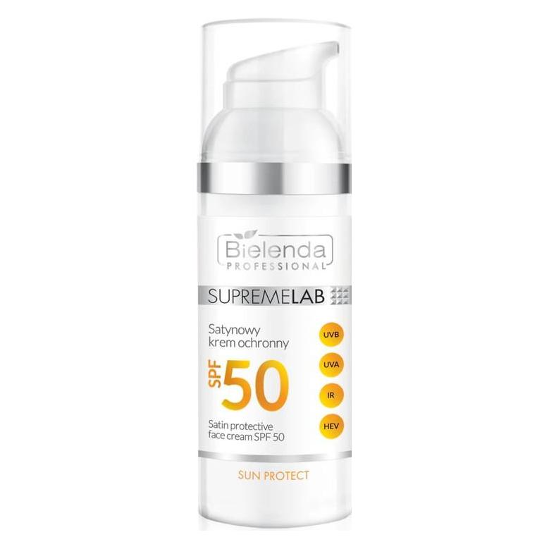 Bielenda Professional Supremelab Satin Protective Face Cream Spf50 Satin Face Cream With Spf50 50Ml (50 ml) (5902169046712)