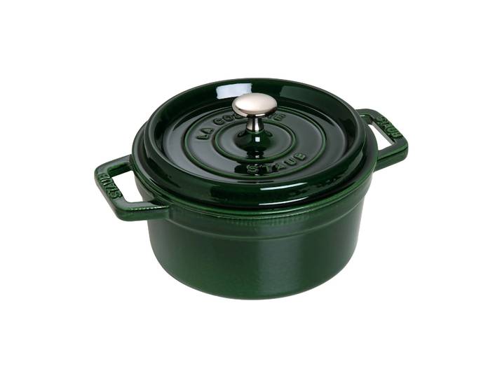STAUB Staub La Cocotte runder Topf Gusseisen 2,6 L Basilikumgrün