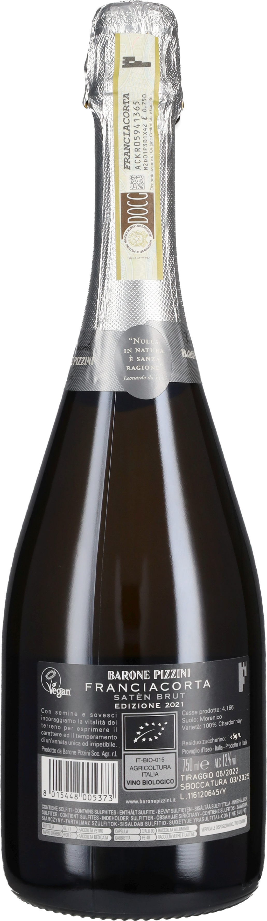 Franciacorta Saten Barone Pizzini 2022