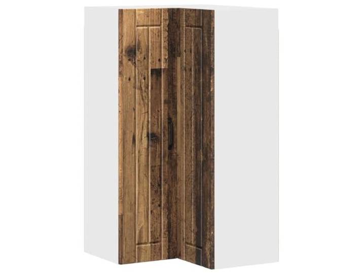 IBUQDDV Wand-Eckschrank Lucca Altholz 57 x 57 x 100 cm Holzwerkstoff Holzwerkstoff, Altholz-Optik, Innenbereich, rechteckige Form, robuster Rahmen, minimalistische Ästhetik