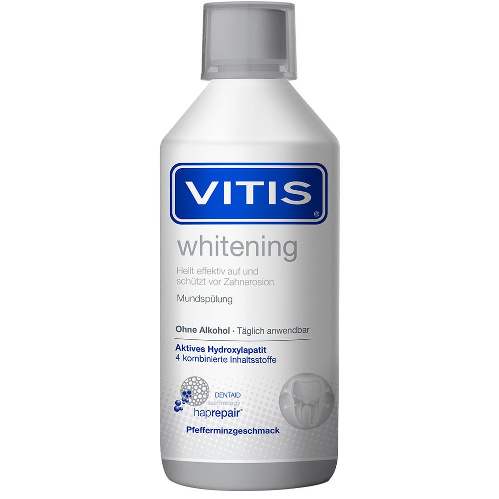 Vitis whitening Mundspülung 500 ml Mundwasser