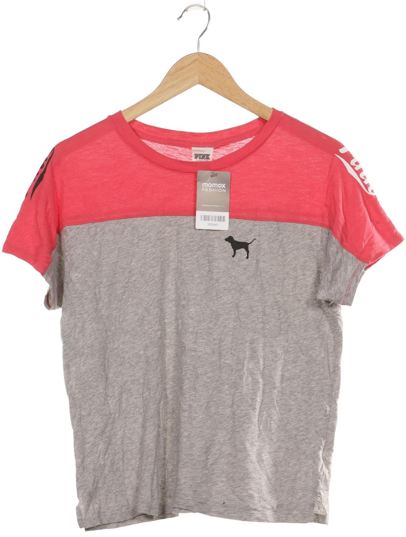 Victorias Secret Damen T-Shirt, Grau, Gr. XS, Synthetik / Baumwolle - Second Hand