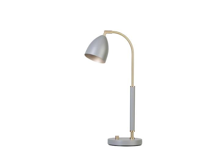 Belid Lampe de table Deluxe gris chaud, laiton