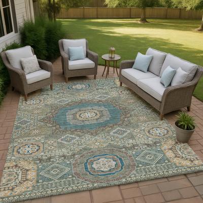 Addison Rugs Machine Washable Indoor/ Outdoor Traditonal Isaiah Chantille Rug