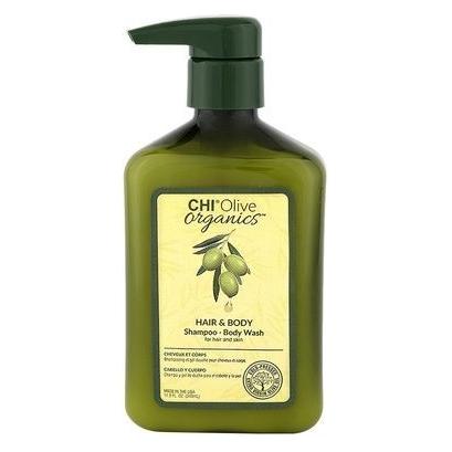 CHI Olive Organic Hair & Body Shampoo - 340ml (Flüssiges Shampoo, 340 ml) (G840221)