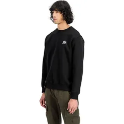 Alpha Industries Herren Sweatshirt BASIC SMALL LOGO - Regular Fit - 188307-142 Dark Olive - L