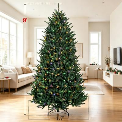 Prelit Colorado Blue Spruce Christmas Tree, Easy Plug Technology