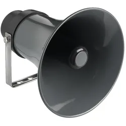 Monacor ELA-Druckkammerlautsprecher IT (1 Stk.), Einbaulautsprecher, Schwarz