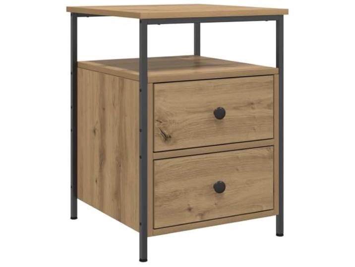 Makastle Nachttisch Artisan-Eiche 44x45x60 cm Holzwerkstoff
