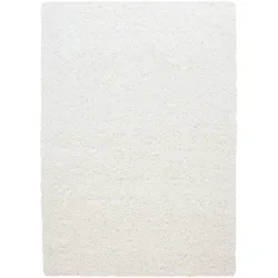 HOCHFLORTEPPICH RHEIN, einfarbig, aus Polypropylen, Creme, 80 x 150 cm