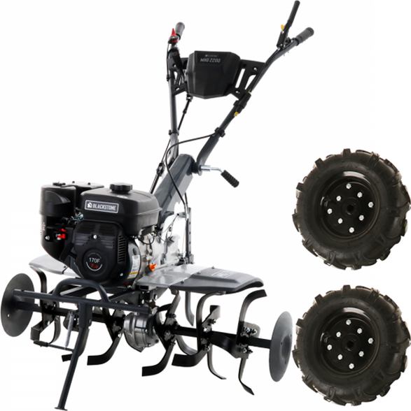 BlackStone MHG 2200 - Motobineuse thermique à essence 212 cm3 - 7 CV