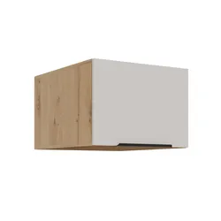 Aufsatzschrank Hochschrank 50 cm Küche SOLANO Kaschmir beige Küchenzeile