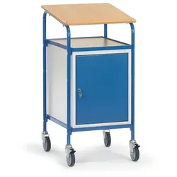 Rollpult 5836, 2 Ebenen, Tragkraft 100kg - blau
