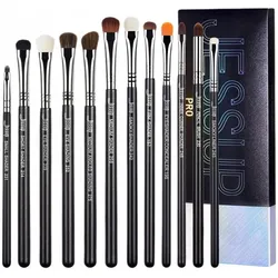 Schminkpinsel, Lidschatten-Makeup-Pinselset 12er-Set Augen-Makeup-Pinsel Professionelle Premium (Augenbrauen)