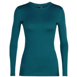 Icebreaker Damen 200 Oasis LS Crewe - M - Fathom HTHR/Twister HTHR/Midnight N