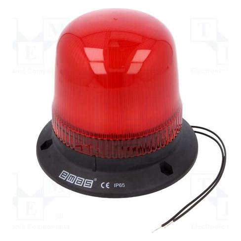 Emas Wielofunkcyjna lampa czerwona fi 120, 12-24V AC/DC, T0-IT120R024 (T0-IT120R024)