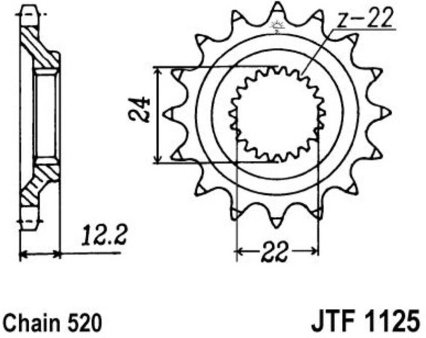 Ritzel JT JTF1125,17