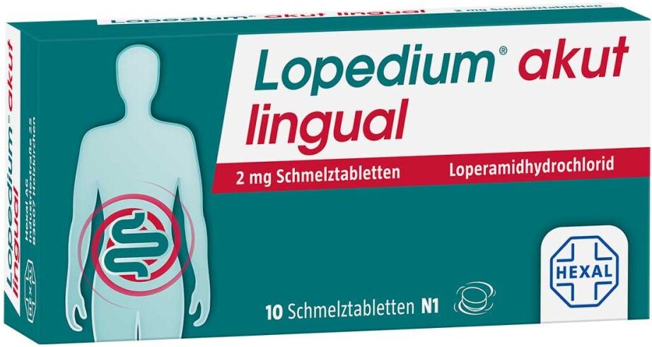 Lopedium® akut lingual 2 mg Schmelztabletten